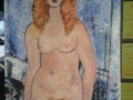 Omaggio a A. Modigliani, Nudo Biondo