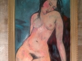 Omaggio a A. Modigliani, Nudo Seduto 1916